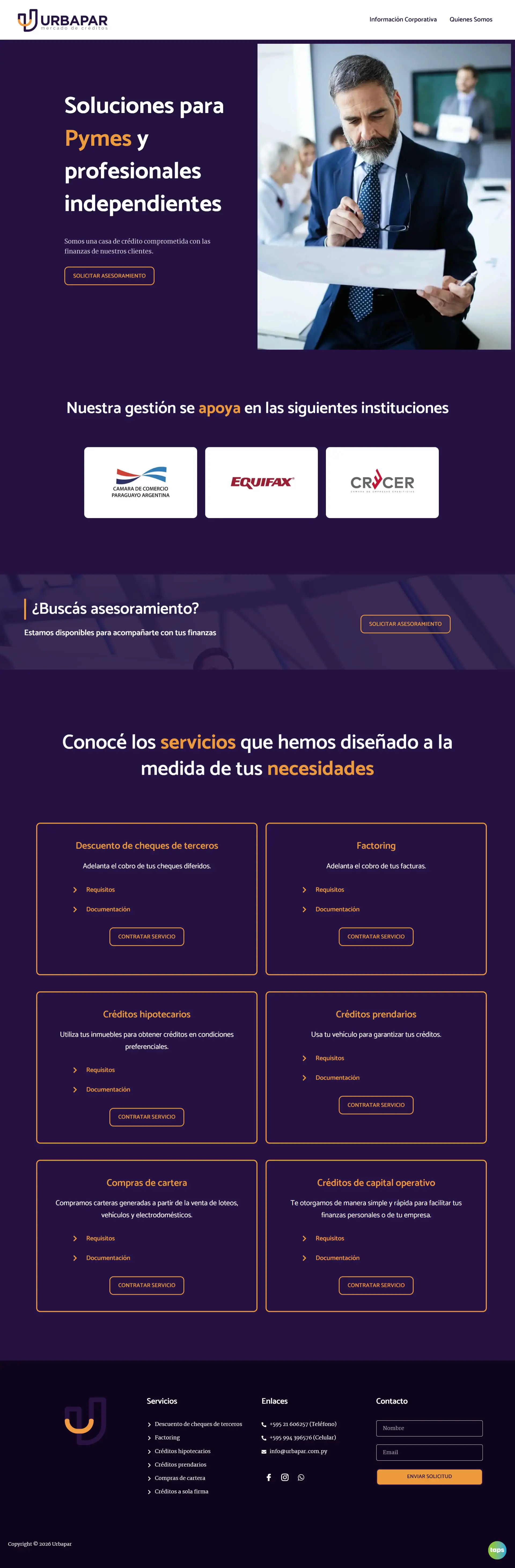 diseño web en asuncion paraguay, website, agencia taps, maquetacion,