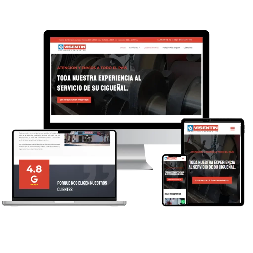 diseño web en Chaco, agencia taps, wordpress